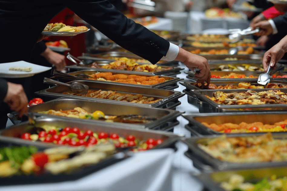 Thực đơn tiệc cưới Buffet - Trống Đồng Palace