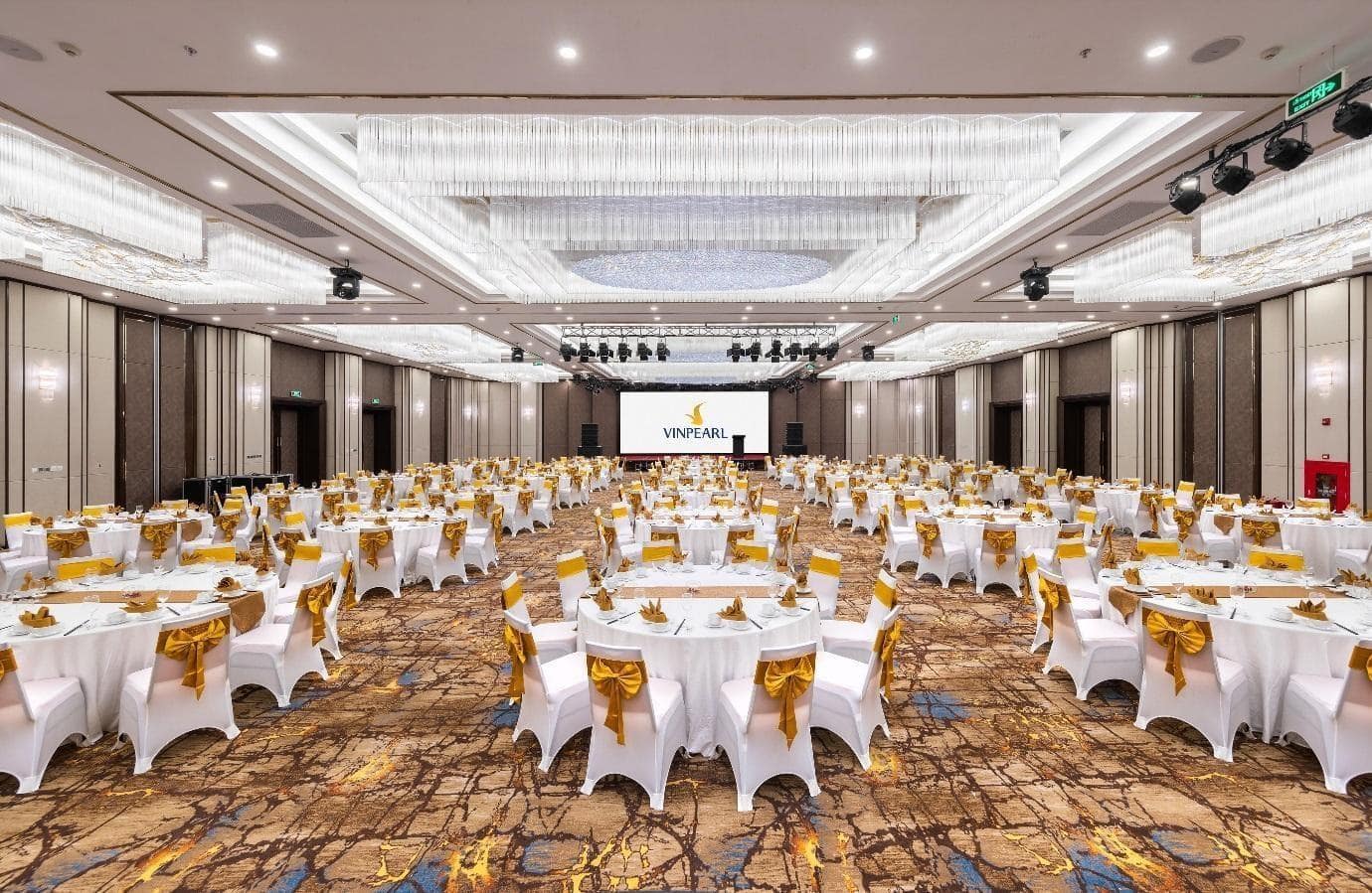 Trung tâm tiệc cưới vinpearl không quá cầu kỳ nhưng vẫn sang trọng (Nguồn: Vinpearl)