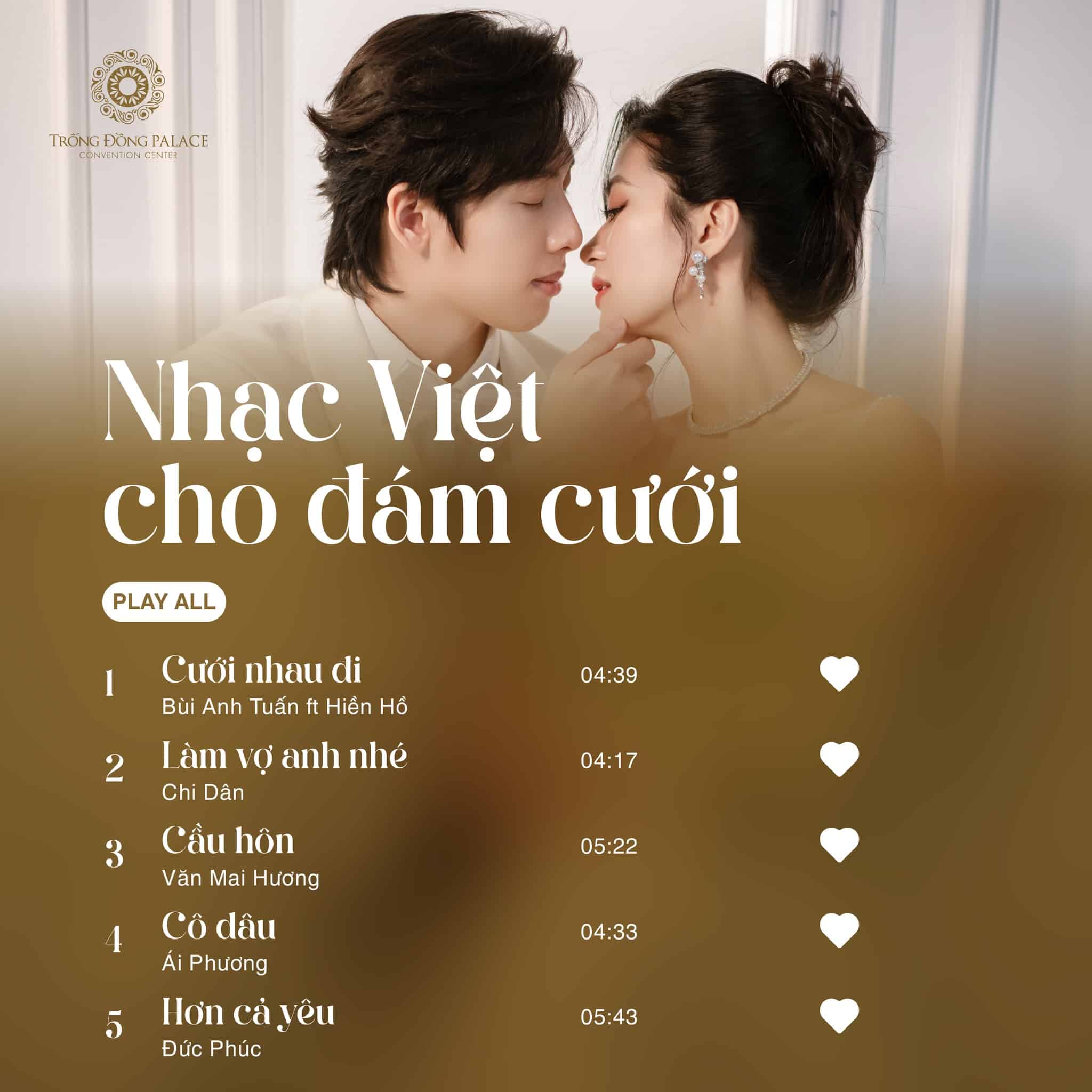 Nhạc đám cưới Trống Đồng Palace
