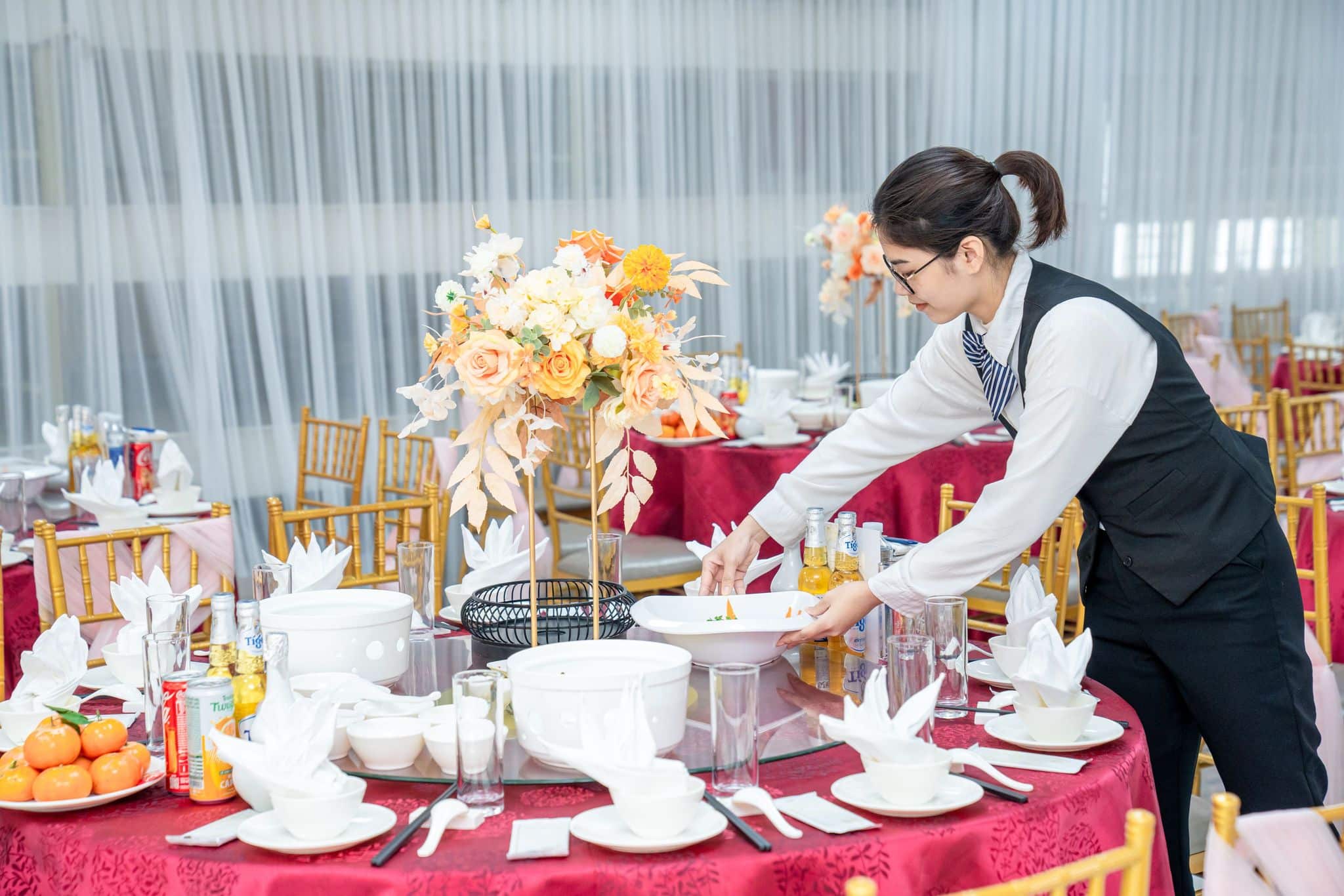 Tiệc lưu động Trống Đồng Palace